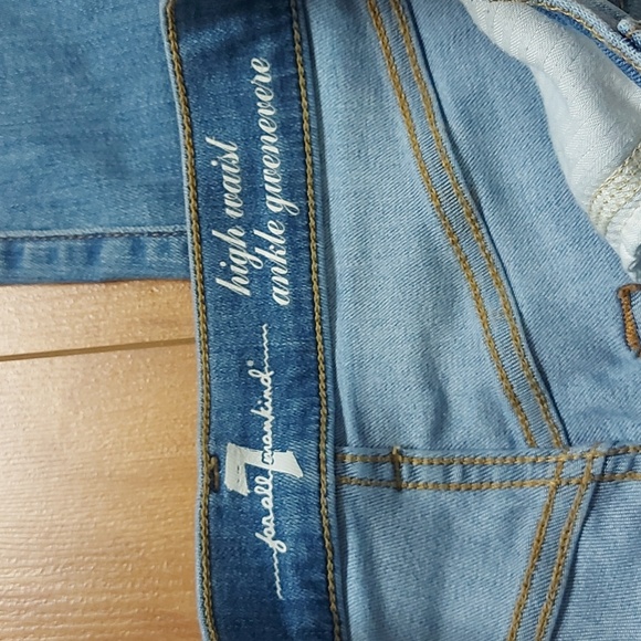 7 for all Mankind High Waist Ankle Gwenevere jeans 26 - Picture 8 of 10